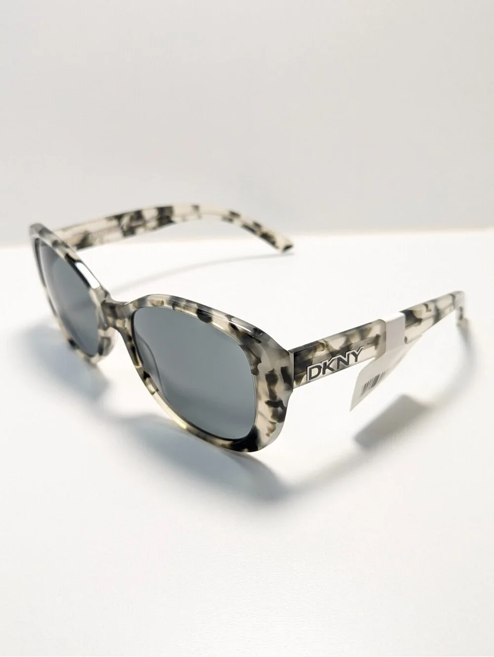 DKNY DY4136 Gray UV White Tortoise Cat Eye Women's Fashion Sunglasses 56-19-135